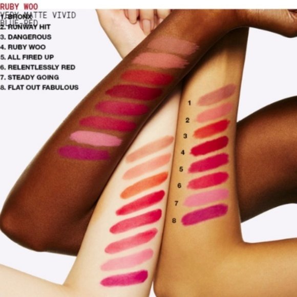 MAC Ruby Woo Matte Lipstick - Picture 5 of 6